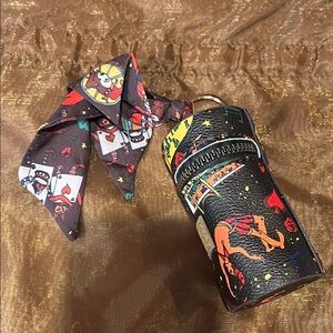 Colorful Printed Key & Card Holder